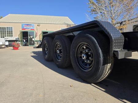 New 2027 Big Tex 21EH-22D3A-MRBK Flatbed Trailer 21K GVWR