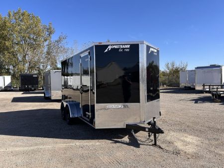 New 2027 Homesteader Trailer 7 X 14 FT INTREPID CARGO TRAILER 6 FT 6 IN INT HEIGHT RAMP DOOR