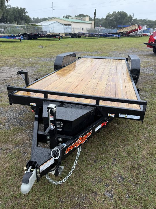 New 2027 Down 2 Earth DTE8220WCHT5.2B Car Hauler; Wood Deck; Power Tilt