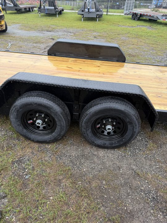 New 2027 Down 2 Earth DTE8220WCHT5.2B Car Hauler; Wood Deck; Power Tilt