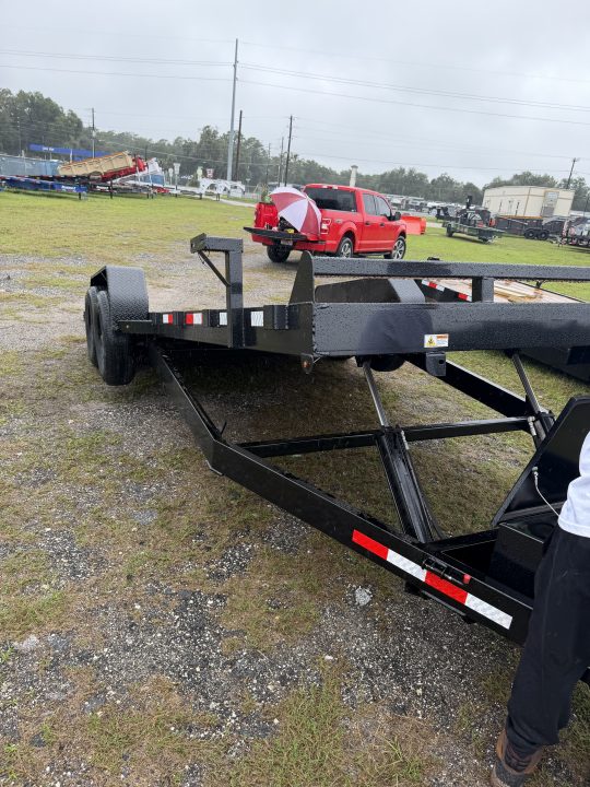 New 2027 Down 2 Earth DTE8220WCHT5.2B Car Hauler; Wood Deck; Power Tilt