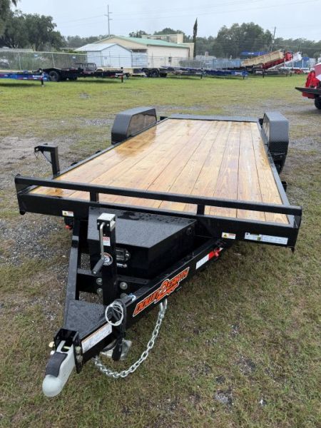 New 2027 Down 2 Earth DTE8220WCHT5.2B Car Hauler; Wood Deck; Power Tilt