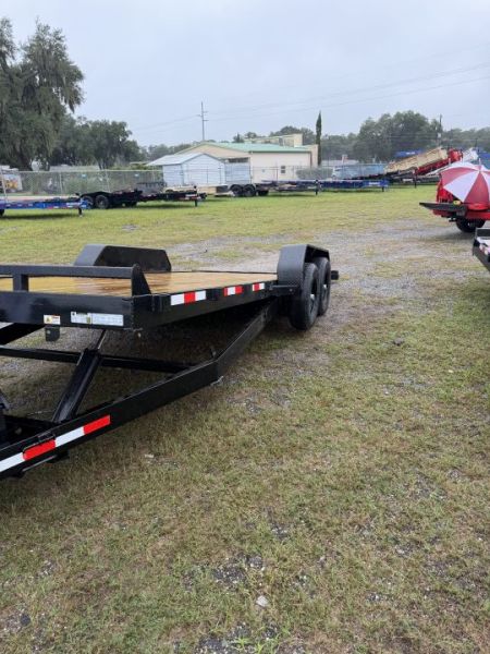 New 2027 Down 2 Earth DTE8220WCHT5.2B Car Hauler; Wood Deck; Power Tilt