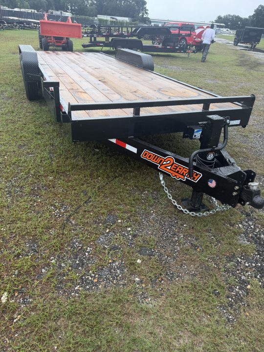 New 2027 Down 2 Earth DTE8222ER8B Equipment Trailer; 82”X22’; Heavy Duty Ramps