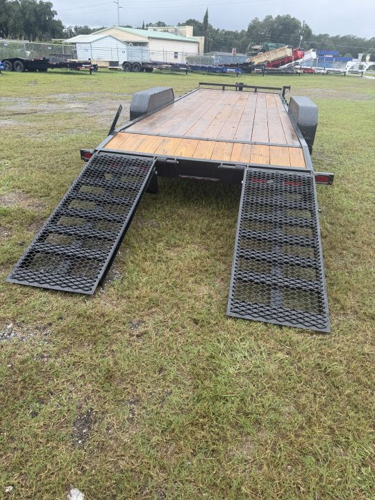 New 2027 Down 2 Earth DTE8222ER8B Equipment Trailer; 82”X22’; Heavy Duty Ramps