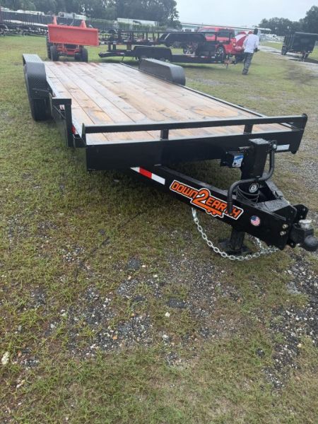 New 2027 Down 2 Earth DTE8222ER8B Equipment Trailer; 82”X22’; Heavy Duty Ramps