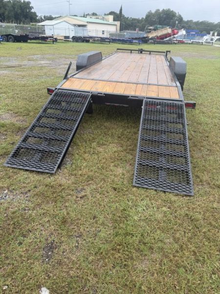 New 2027 Down 2 Earth DTE8222ER8B Equipment Trailer; 82”X22’; Heavy Duty Ramps