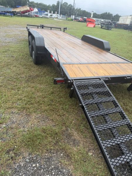 New 2027 Down 2 Earth DTE8222ER8B Equipment Trailer; 82”X22’; Heavy Duty Ramps