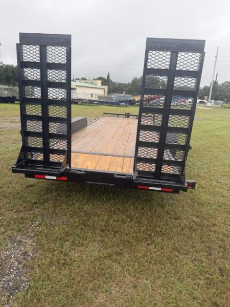 New 2027 Down 2 Earth DTE8222ER8B Equipment Trailer; 82”X22’; Heavy Duty Ramps