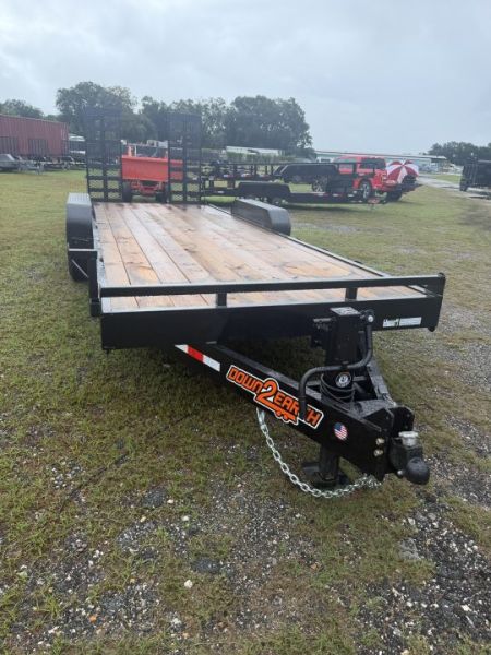New 2027 Down 2 Earth DTE8222ER8B Equipment Trailer; 82”X22’; Heavy Duty Ramps