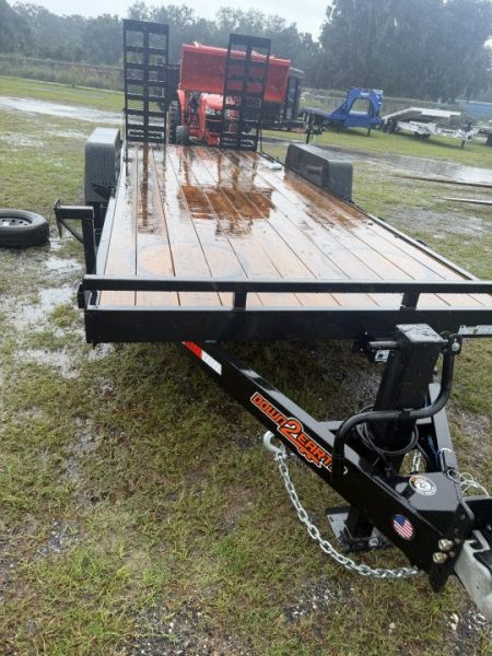 New 2027 Down 2 Earth DTE8220ER7B Equipment Trailer; 82X20’; 2’ Dovetail w/5’Channel Ramps