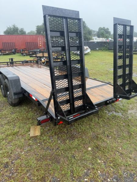 New 2027 Down 2 Earth DTE8220ER7B Equipment Trailer; 82X20’; 2’ Dovetail w/5’Channel Ramps