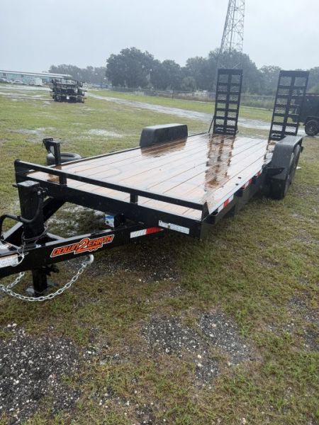 New 2027 Down 2 Earth DTE8220ER7B Equipment Trailer; 82X20’; 2’ Dovetail w/5’Channel Ramps