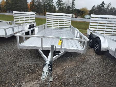 New 2027 Sport Haven AUT716TD- Deluxe Tandem Axle Tube Top Utility Trailer