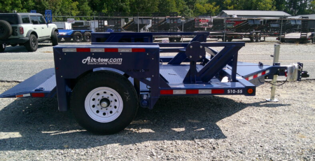 New 6'3  x 10' Air-Tow S10-55 Single Axle Drop Deck Utility 8.95k