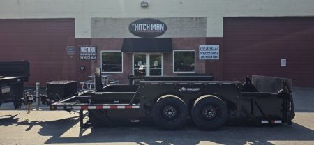 New 6'2  x 14 Air Tow 3D-14 Drop-Deck/Dump Dump Trailer 18.5k