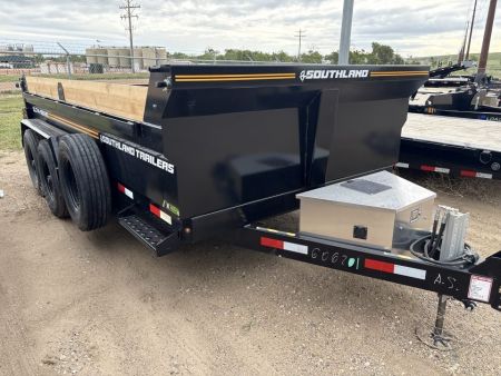 New 2027 Southland Trailers SL714-16KHD Dump Trailer Hydraulic Jack and 14 ply tires