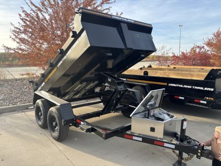 New 2027 Southland Trailers 6x10 Tandem Axle Dump Trailer Double Door Tailgate SL252T-10LB Dump Trailer