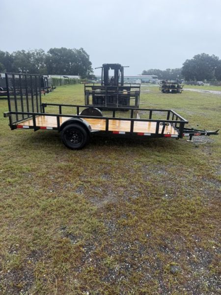New 2027 Down 2 Earth DTE7614G29 Utility Trailer; 76X14; 48” Rear Gate;