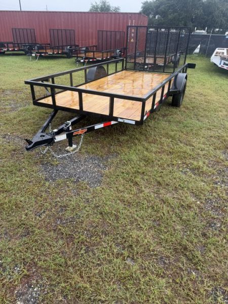 New 2027 Down 2 Earth DTE7614G29 Utility Trailer; 76X14; 48” Rear Gate;