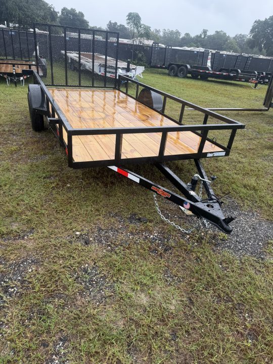 New 2027 Down 2 Earth DTE7614G29 Utility Trailer; 76X14; 48” Rear Gate;