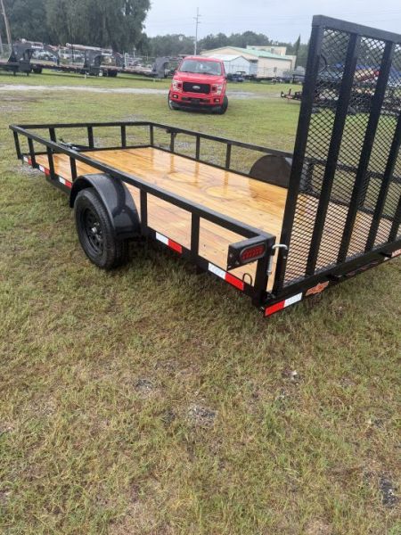 New 2027 Down 2 Earth DTE7614G29 Utility Trailer; 76X14; 48” Rear Gate;