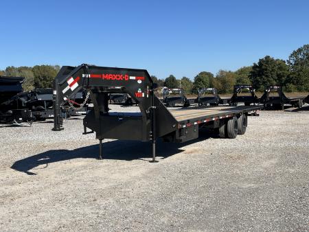 New 2027 MAXXD 102"X32' 30K Hydraulic Dovetail Gooseneck Trailer