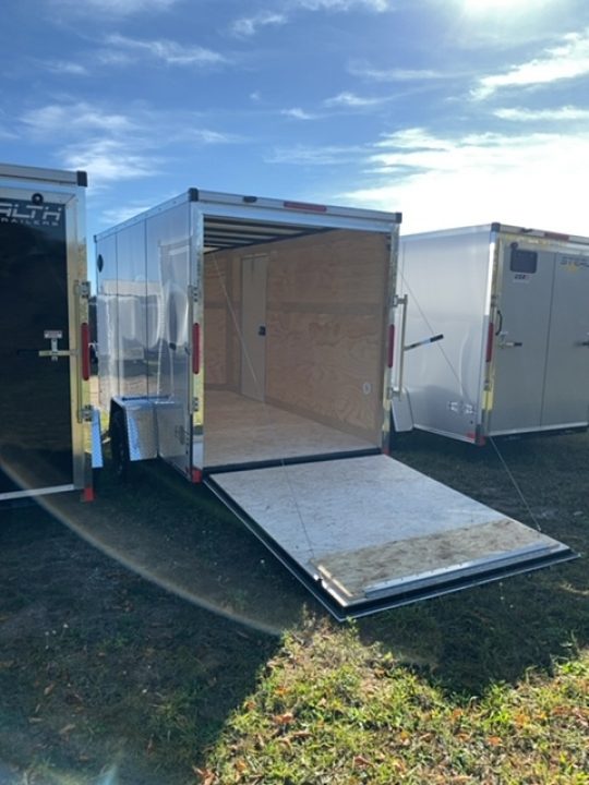 New 2027 Stealth Trailers 6X12 WHITE 6'6" Cargo / Enclosed Trailer