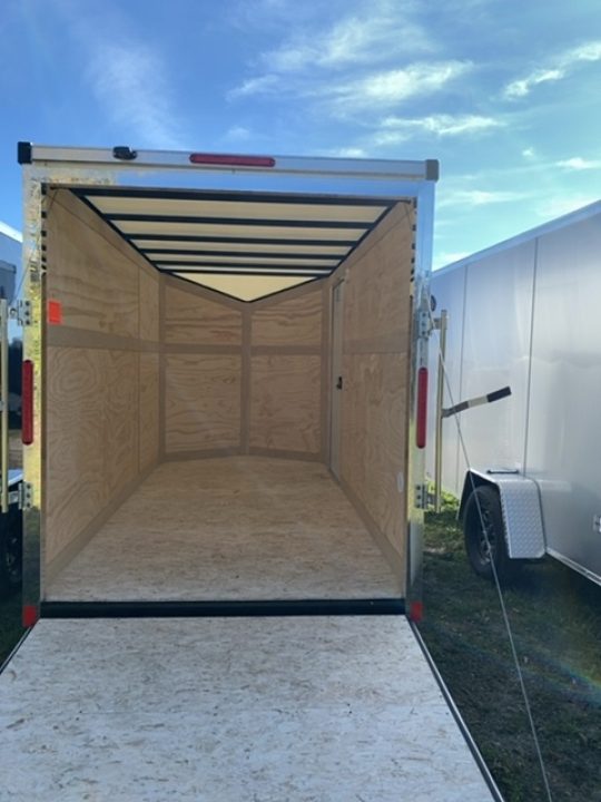 New 2027 Stealth Trailers 6X12 WHITE 6'6" Cargo / Enclosed Trailer