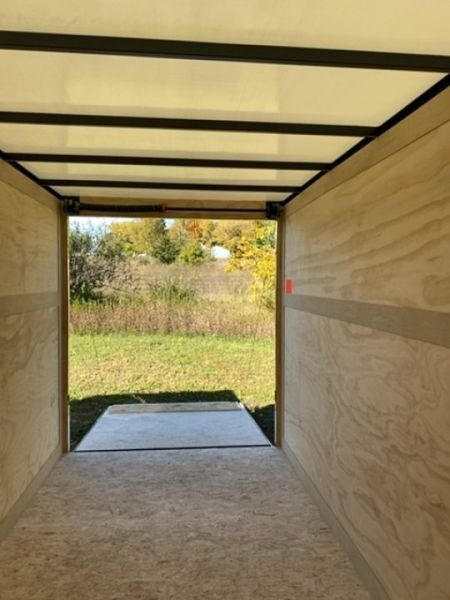New 2027 Stealth Trailers 6X12 WHITE 6'6" Cargo / Enclosed Trailer