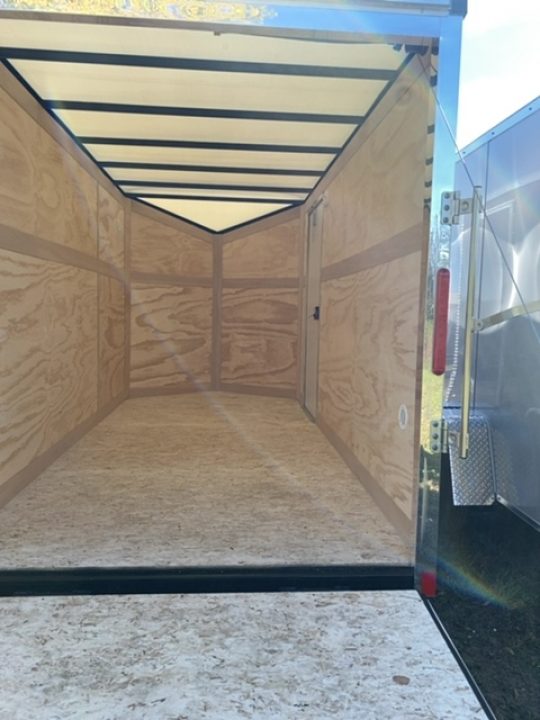 New 2026 Stealth Trailers 6X12 BLACK 6' 6" Cargo / Enclosed Trailer