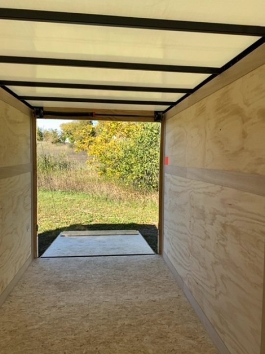 New 2026 Stealth Trailers 6X12 BLACK 6' 6" Cargo / Enclosed Trailer