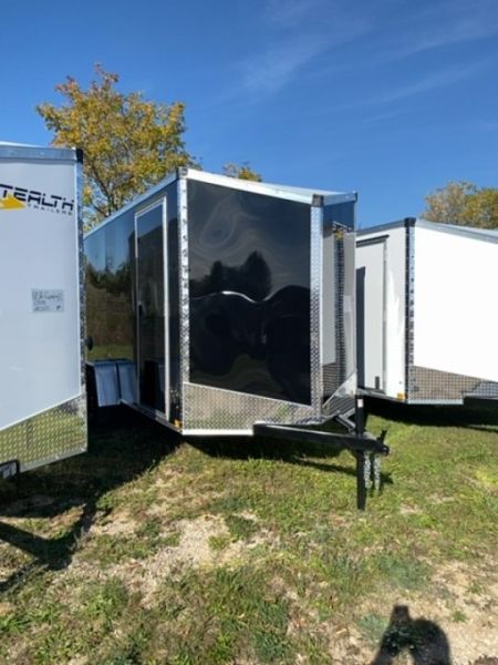 New 2026 Stealth Trailers 6X12 BLACK 6' 6" Cargo / Enclosed Trailer
