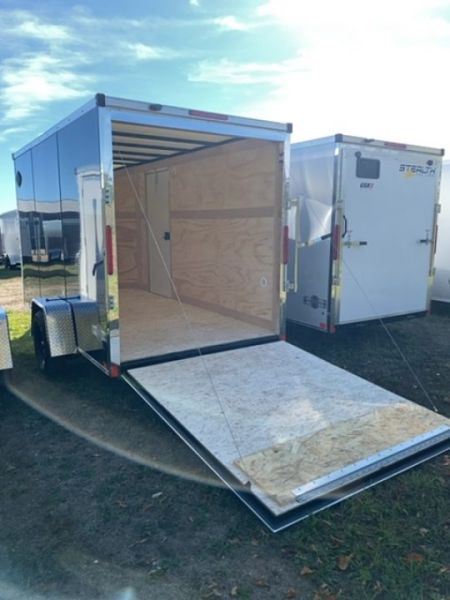 New 2026 Stealth Trailers 6X12 BLACK 6' 6" Cargo / Enclosed Trailer