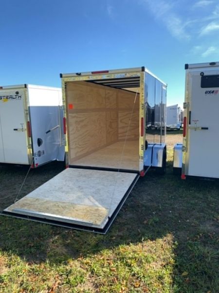 New 2026 Stealth Trailers 6X12 BLACK 6' 6" Cargo / Enclosed Trailer