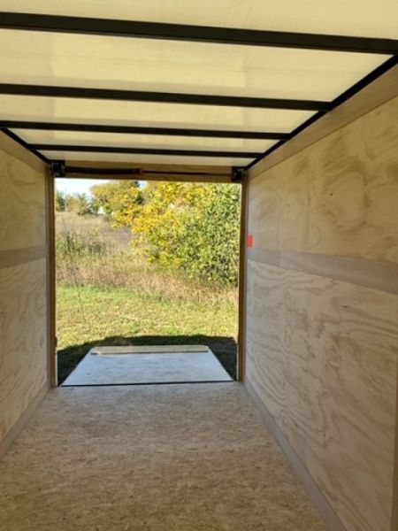 New 2026 Stealth Trailers 6X12 BLACK 6' 6" Cargo / Enclosed Trailer