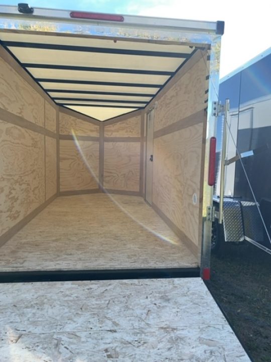 New 2027 Stealth Trailers 6X12 WHITE 6' Cargo / Enclosed Trailer