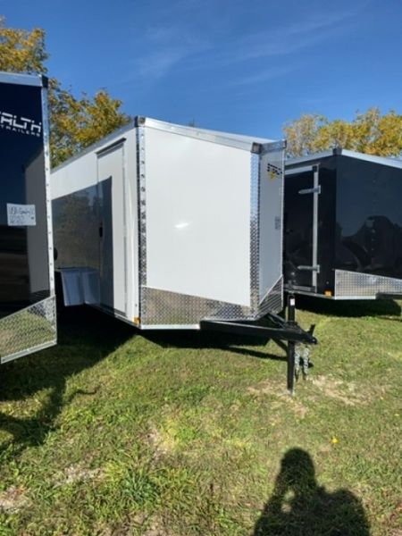 New 2027 Stealth Trailers 6X12 WHITE 6' Cargo / Enclosed Trailer
