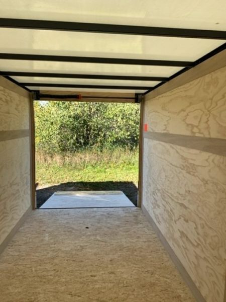 New 2027 Stealth Trailers 6X12 WHITE 6' Cargo / Enclosed Trailer