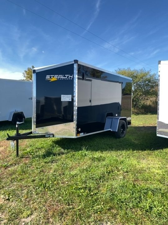 New 2026 Stealth Trailers 6X12 BLACK 6' Cargo / Enclosed Trailer