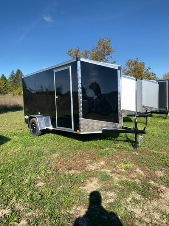 New 2026 Stealth Trailers 6X12 BLACK 6' Cargo / Enclosed Trailer