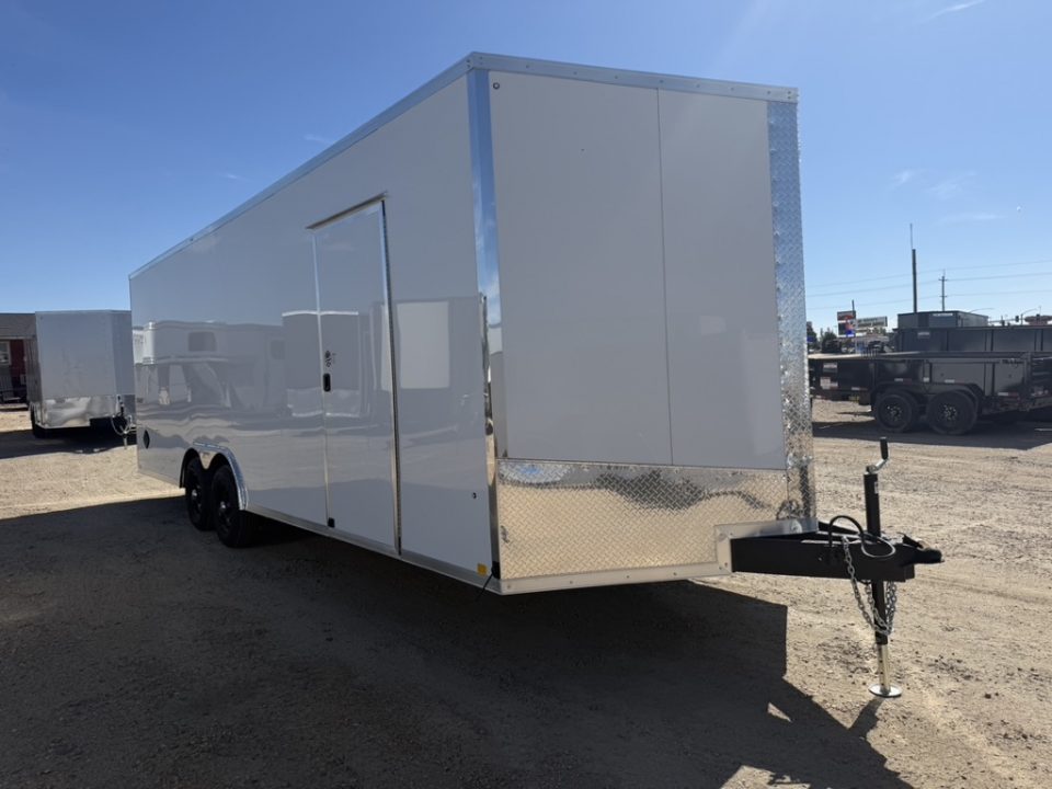 New 2027 Formula Trailers 8.5X24 CONQUEST ENCLOSED SE FLAT TOP VNOSE 10K WITH RAMP