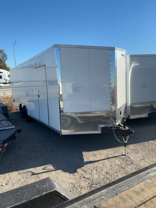 New 2027 Formula Trailers 8.5X24 CONQUEST ENCLOSED SE FLAT TOP VNOSE 10K WITH RAMP