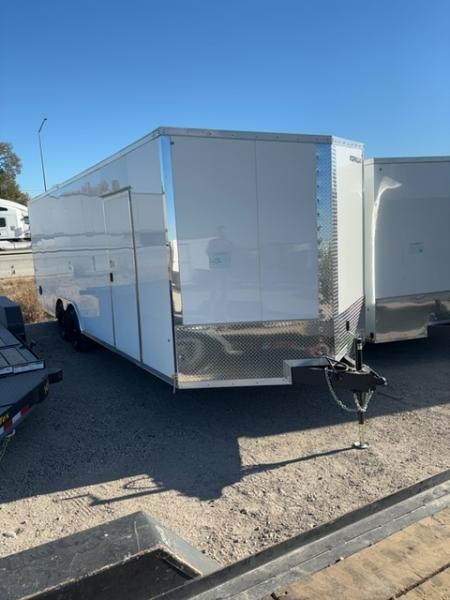 New 2027 Formula Trailers 8.5X24 CONQUEST ENCLOSED SE FLAT TOP VNOSE 10K WITH RAMP