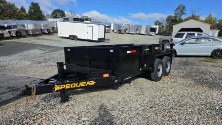 New 2027 Pequea Trailers C2500 14' Dump Trailer