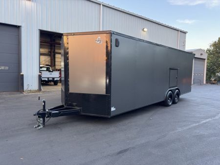 New 2026 Maximum Cargo Trailers 8.5X24 TA3 Cargo / Enclosed Trailer *CHARCOAL W/ BLACK