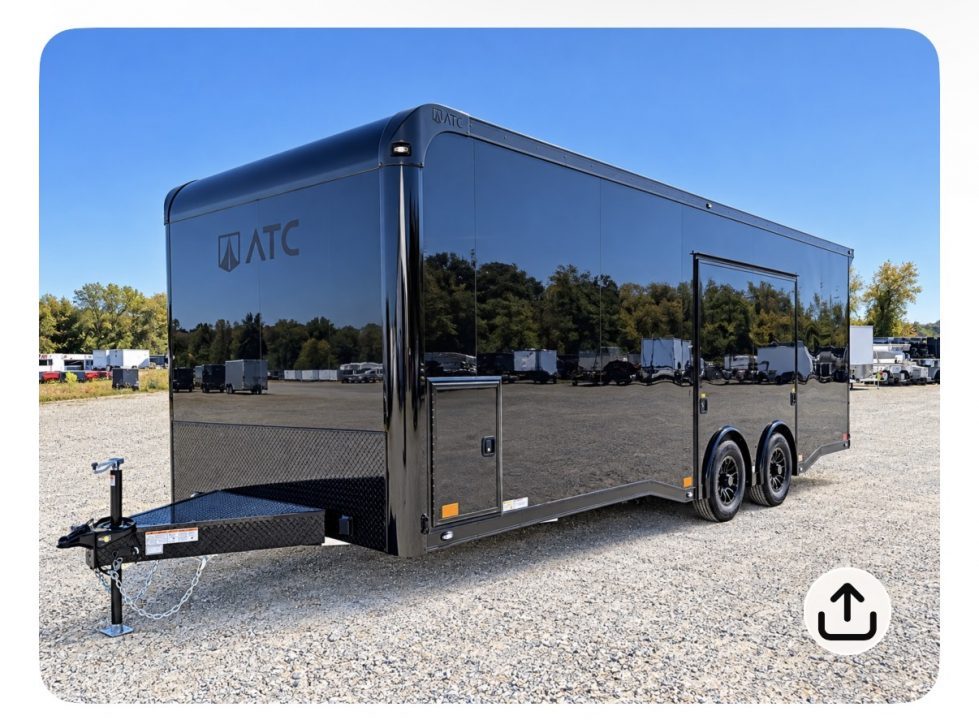 New 2027 ATC 8.5 x 24 ROM450 LifeTrac Enclosed Car Hauler w/ Plus Package