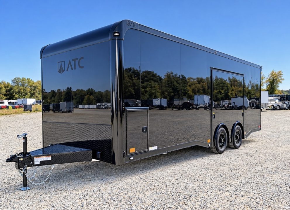 New 2027 ATC 8.5 x 24 ROM450 LifeTrac Enclosed Car Hauler w/ Plus Package