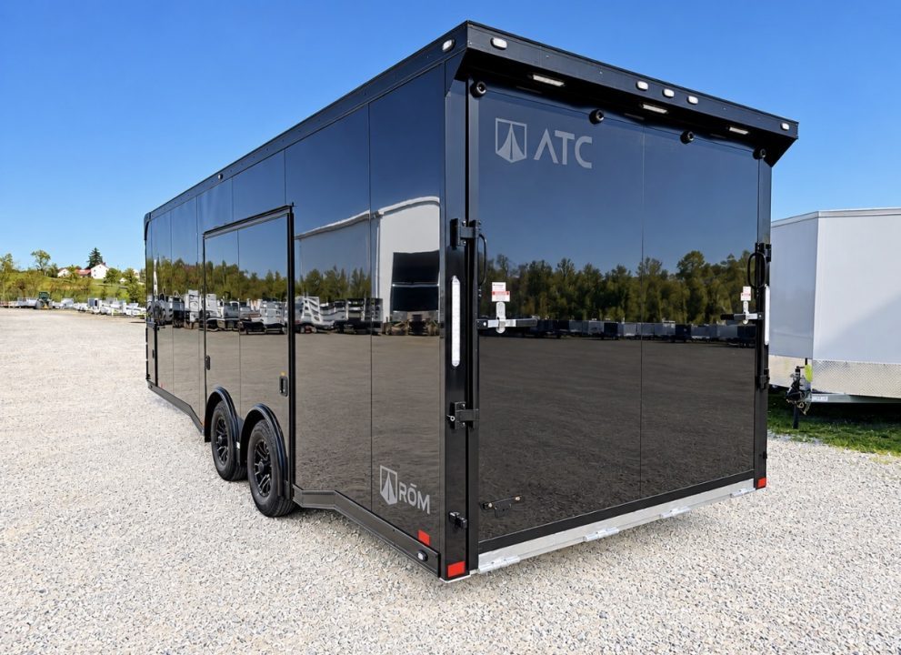 New 2027 ATC 8.5 x 24 ROM450 LifeTrac Enclosed Car Hauler w/ Plus Package