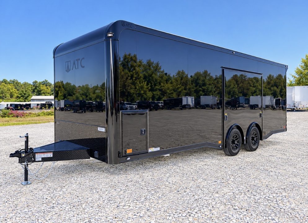 New 2027 ATC 8.5 x 24 ROM450 LifeTrac Enclosed Car Hauler w/ Plus Package